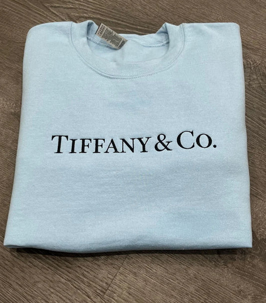 Tiffany -Baby Blue Embroidered